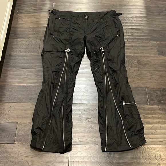 Ralph Lauren Black Label Cargo Combat Pants black Mens Size 40 X 32 - Picture 1 of 16